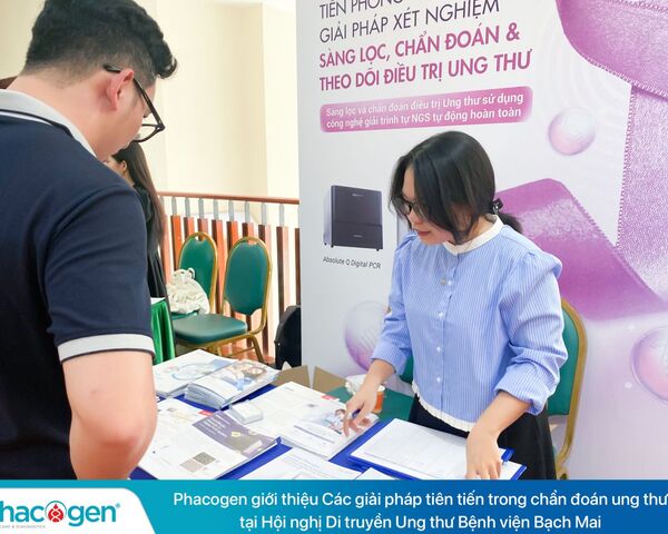 Phacogen giới thiệu giải pháp tiên tiến trong chẩn đoán ung thư tại Hội nghị Di truyền Ung thư – Bệnh viện Bạch Mai