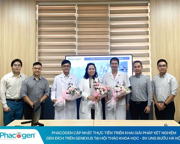 Phacogen chia sẻ hiệu quả triển khai giải pháp xét nghiệm gen đích Oncomine trên nền tảng Genexus tại Hội thảo khoa học BV Ung Bướu Hà Nội