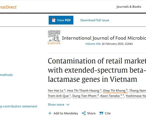 Phacogen tự hào ghi dấu ấn khoa học trên tạp chí quốc tế uy tín – International Journal of Food Microbiology!