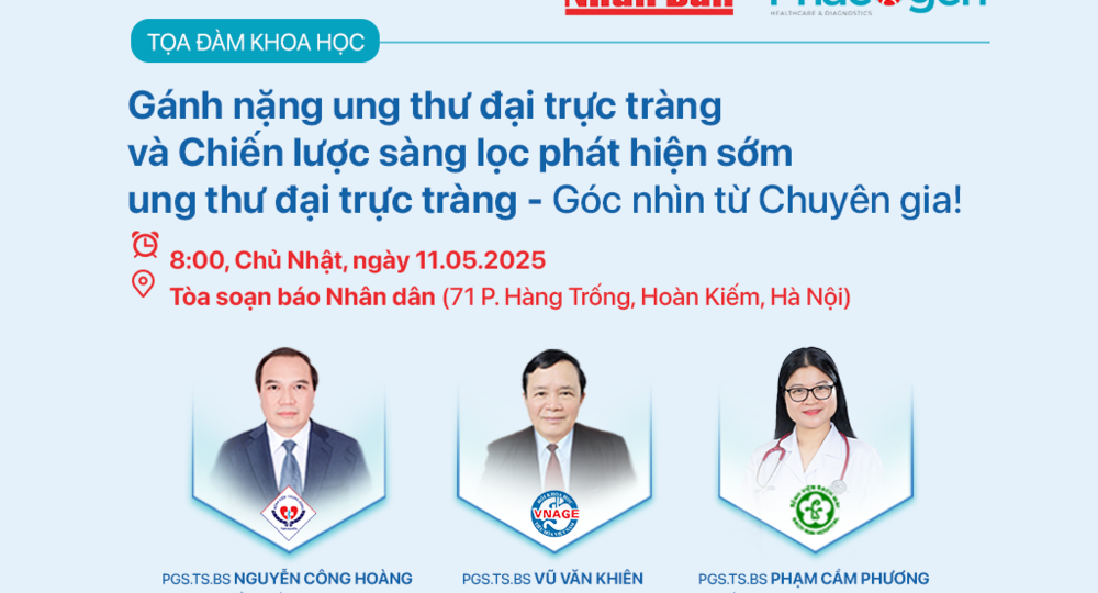 [TỌA ĐÀM KHOA HỌC] Gánh nặng ung thư đại trực tràng và Chiến lược sàng lọc phát hiện sớm ung thư đại trực tràng – Góc nhìn từ Chuyên gia!