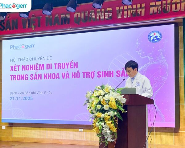 Phacogen tạo dấu ấn tại Hội thảo Xét nghiệm Di truyền trong Sản khoa & Hỗ trợ Sinh sản – Bệnh viện Sản Nhi Vĩnh Phúc