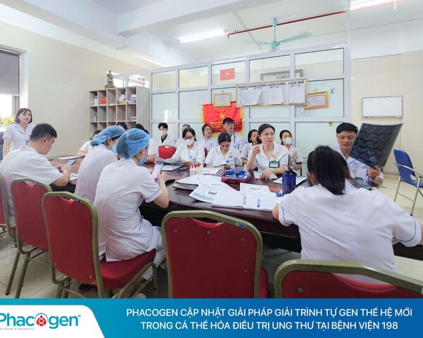 Phacogen giới thiệu giải pháp giải trình tự gen thế hệ mới hỗ trợ cá thể hóa điều trị ung thư tại Bệnh viện 198
