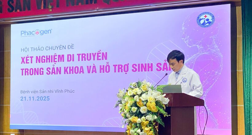 Phacogen tạo dấu ấn tại Hội thảo Xét nghiệm Di truyền trong Sản khoa & Hỗ trợ Sinh sản – Bệnh viện Sản Nhi Vĩnh Phúc
