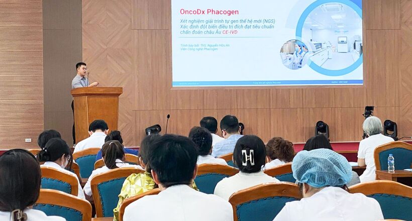 Phacogen cập nhật giải pháp xét nghiệm gen hỗ trợ tầm soát và cá thể hóa điều trị ung thư tại Bệnh viện Đa khoa Việt Đức (Phú Thọ)